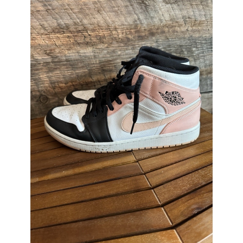 Air Jordan 1 Mid Crimson Tint Arctic Men Sneakers 2021 554724-133 Sz 11.5 Shoes